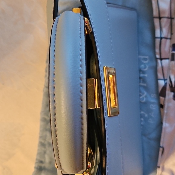 Tiffany & Fred Blue Satchel Bag - Picture 11 of 12